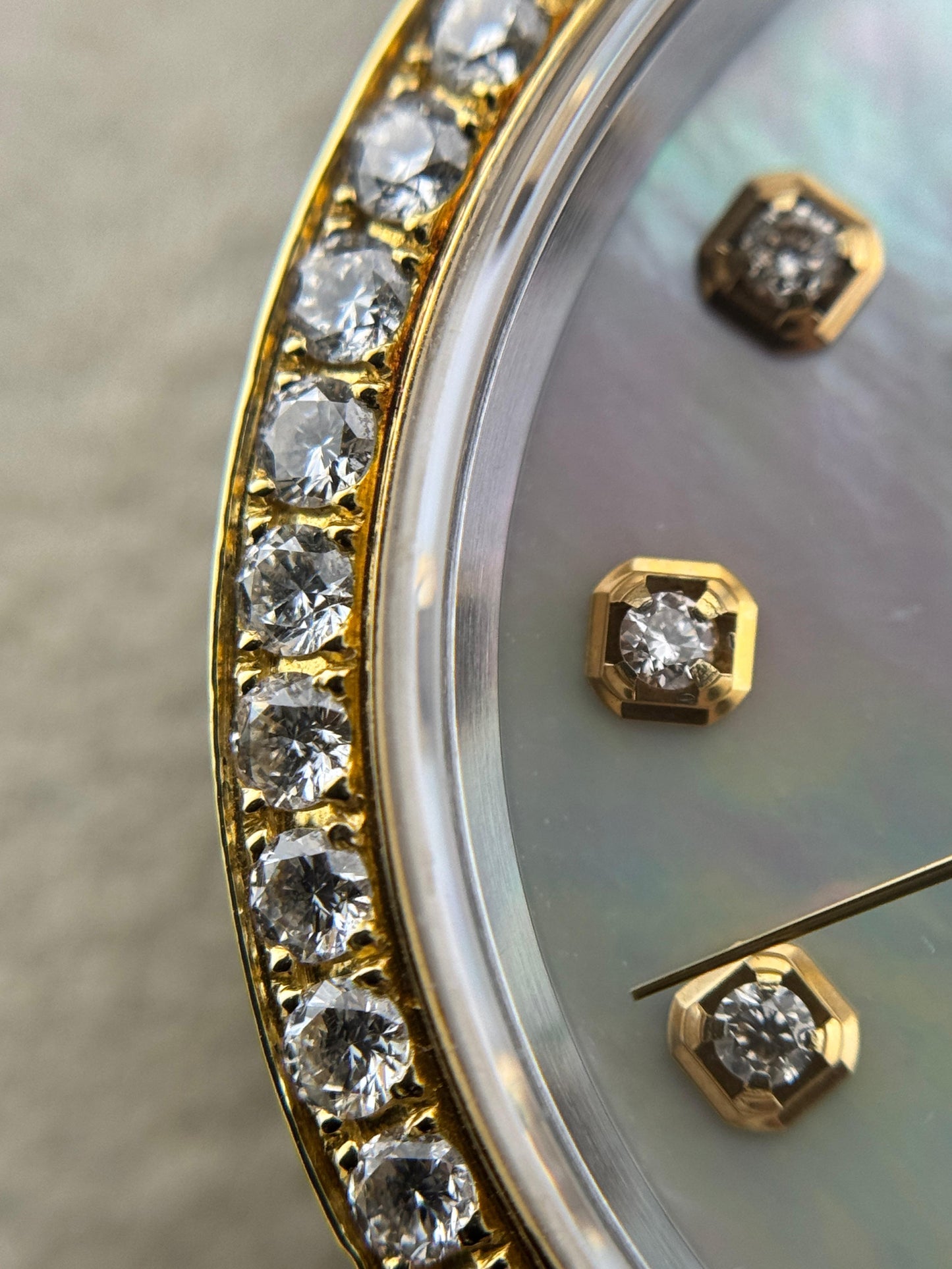 Rolex Datejust 36mm Steel&YellowGold Aftermarket Dial and Diamond