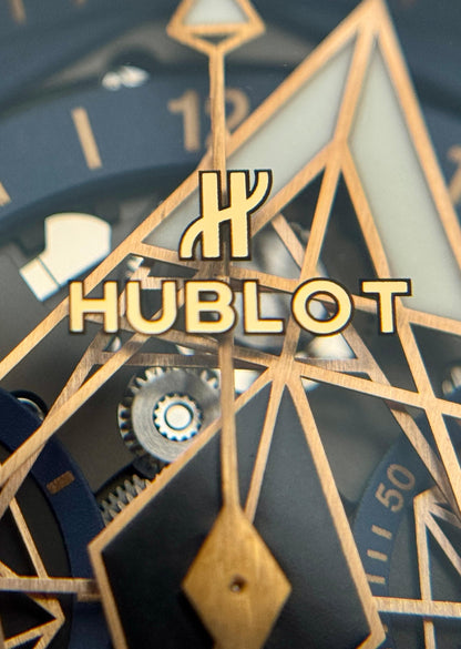 Hublot big bang Sang bleu II 45mm RoseGold Chronograph Blue Dial 2020 - HOURLY 