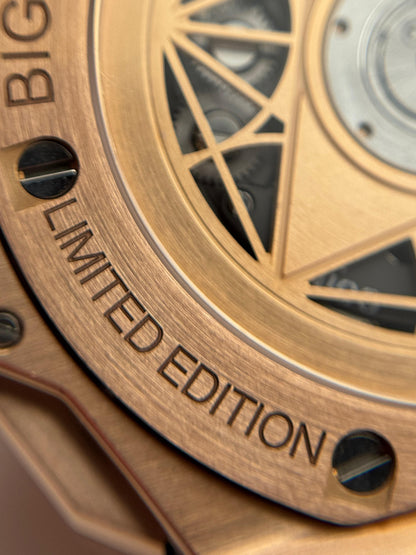 Hublot big bang Sang bleu II 45mm RoseGold Chronograph Blue Dial 2020 - HOURLY 