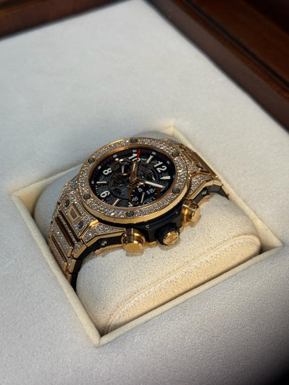 Hublot Big Bang Unico 45mm King Gold Pavé Bracelet