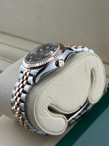 Rolex Datejust 28mm Steel & RoseGold Aubergine Dial 2025