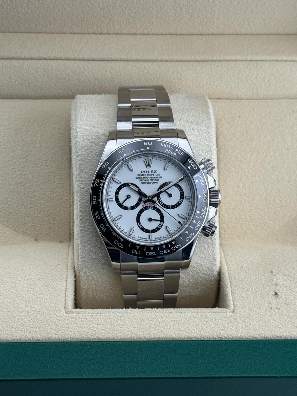 Rolex Cosmograph Daytona 40mm White Dial Panda 2024