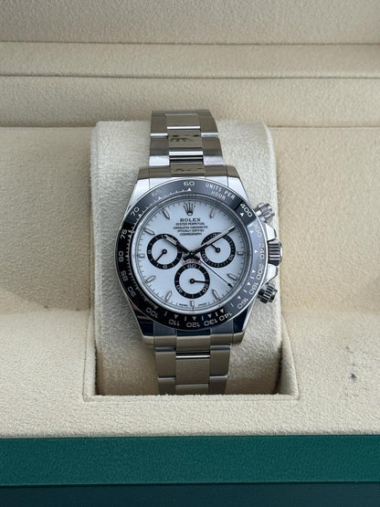 Rolex Cosmograph Daytona 40mm White Dial Panda 2024