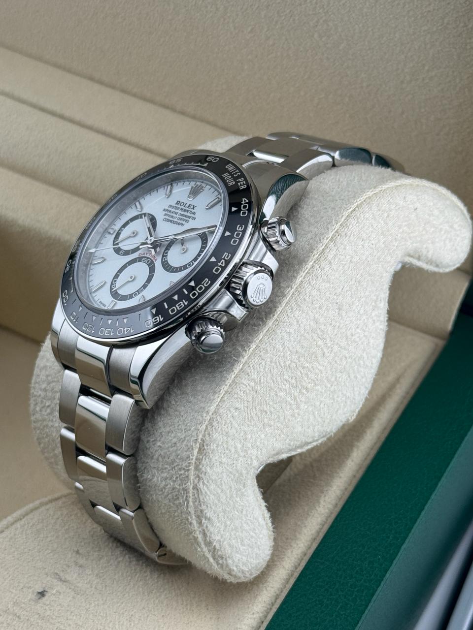 Rolex Cosmograph Daytona 40mm White Dial Panda 2024