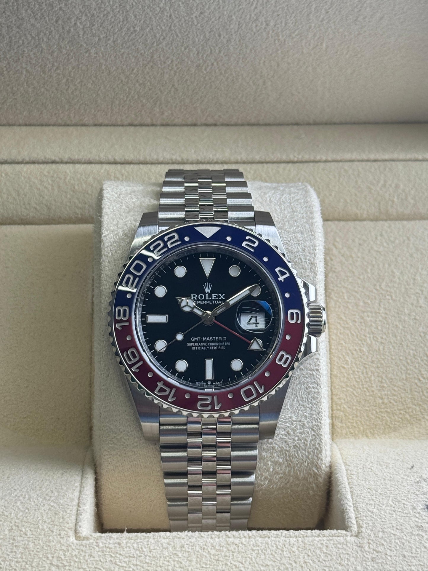 Rolex GMT-Master II 40mm Pepsi Jubilee 2024