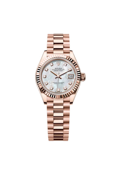 Rolex Datejust 28mm RoseGold Mother-of-Pearl Dial 2024 - HOURLY 