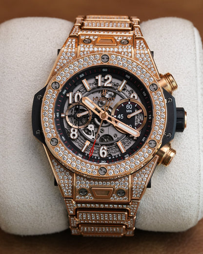 Hublot Big Bang Unico 45mm King Gold Pavé Bracelet