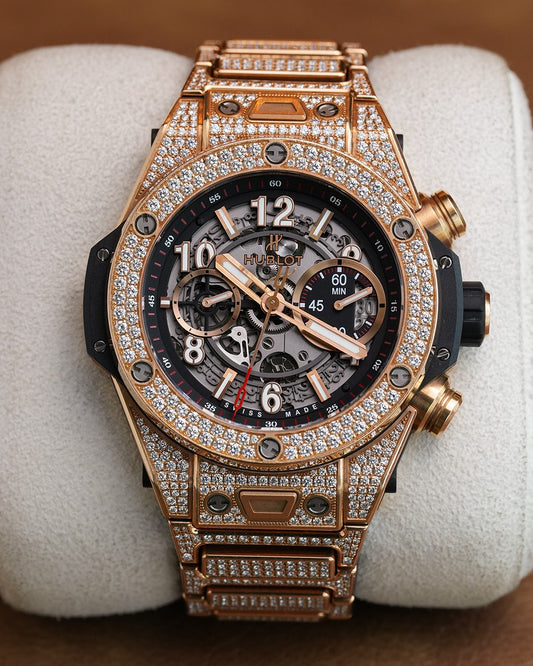 Hublot Big Bang Unico 45mm King Gold Pavé Bracelet