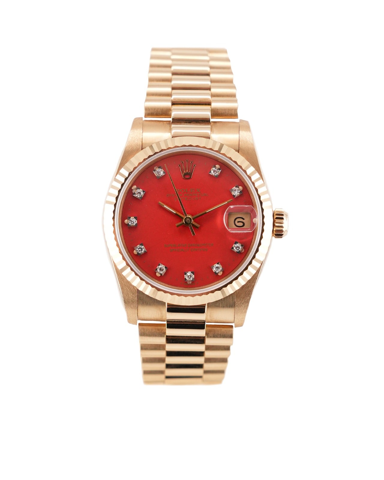 Rolex Datejust 31mm Stella Spider Cracks Dial 1988