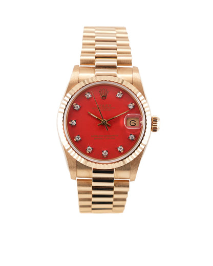Rolex Datejust 31mm Stella Spider Cracks Dial 1988