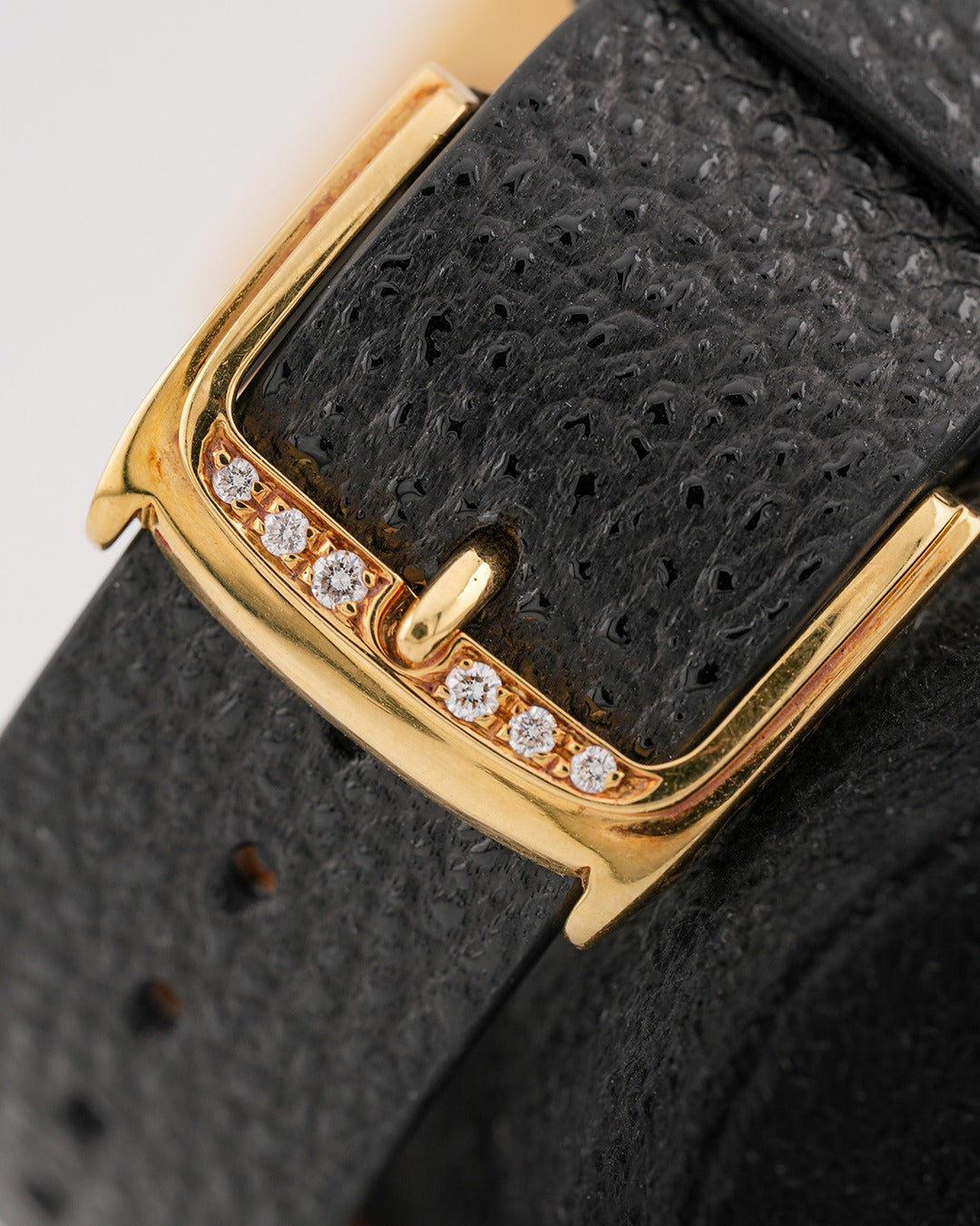 Montega YellowGold Petal Dial Pave Diamond Bezel Watch