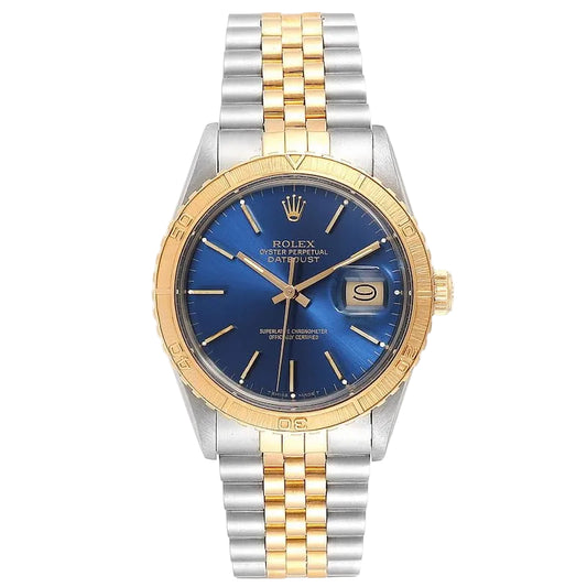 Rolex Datejust 36mm Turn-O-Graph Blue dial 1992