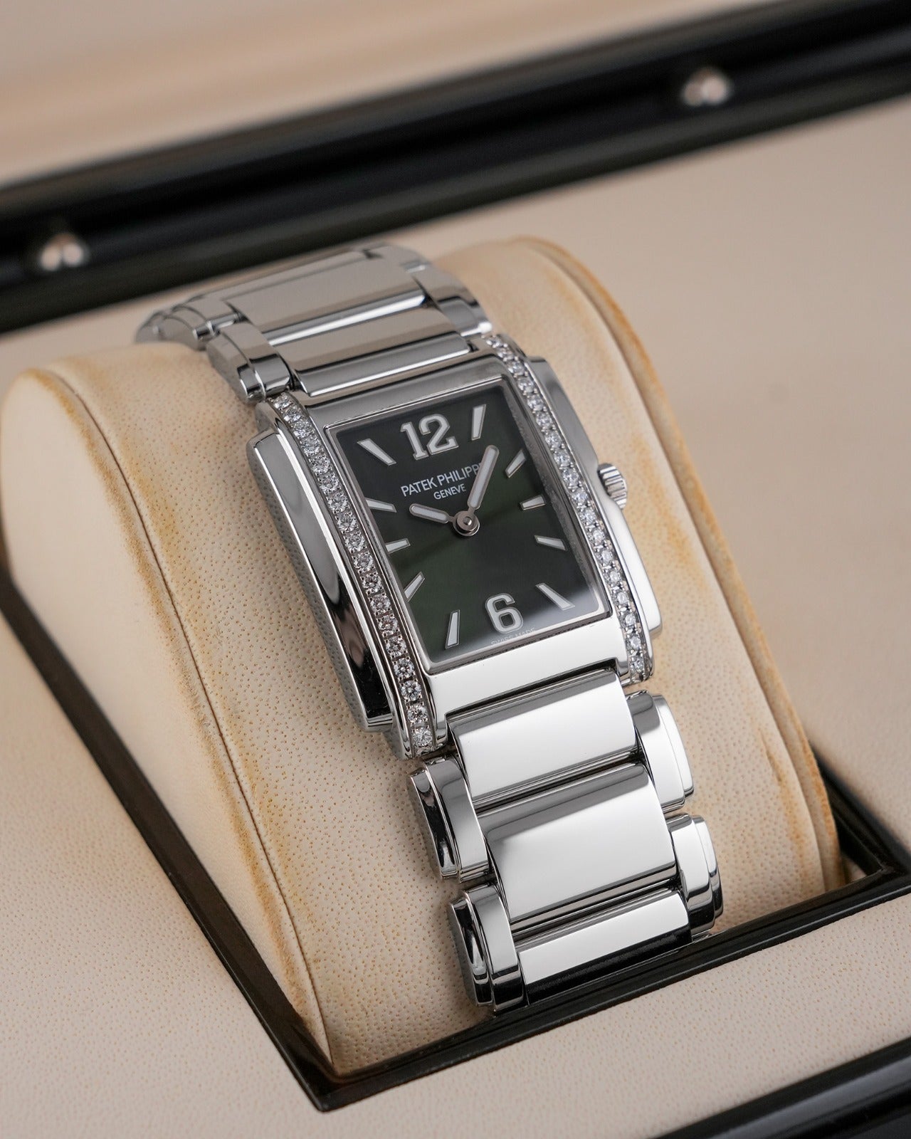 Patek Philippe Twenty~4 Stainless Steel Olive Green Dial 2022