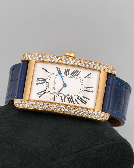 Cartier Tank Americaine Large Factory diamonds