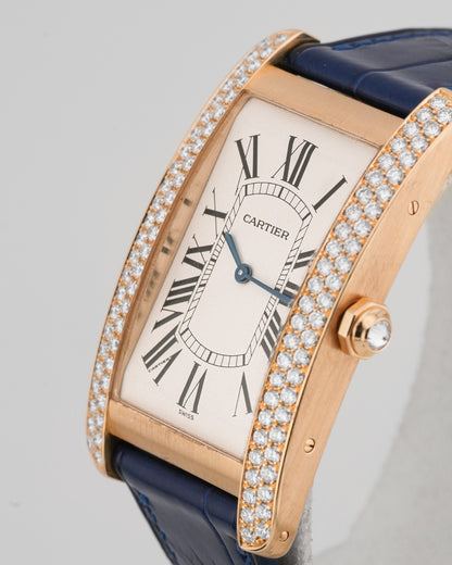 Cartier Tank Americaine Large Factory diamonds