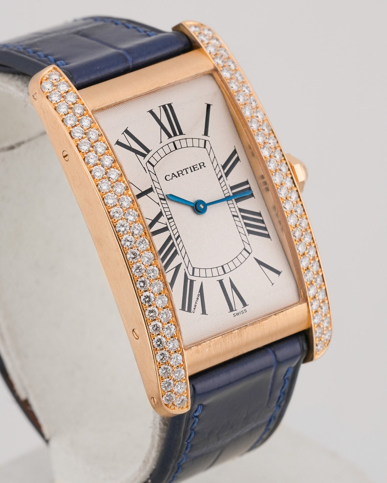 Cartier Tank Americaine Large Factory diamonds