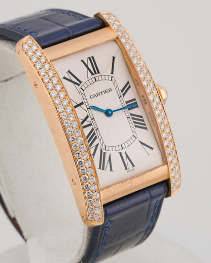 Cartier Tank Americaine Large Factory diamonds