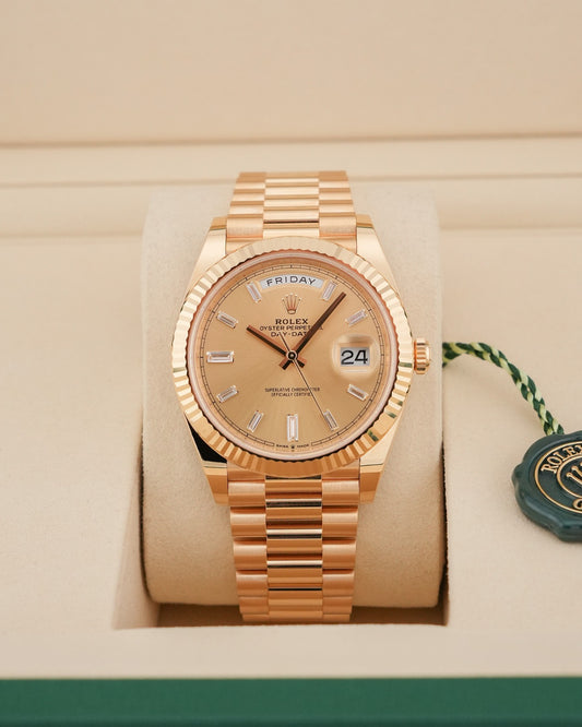 Rolex Day-Date 40mm YellowGold 228238 Champagne Dial Brand new 2026