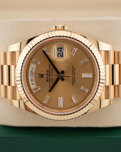 Rolex Day-Date 40mm YellowGold 228238 Champagne Dial Brand new 2026