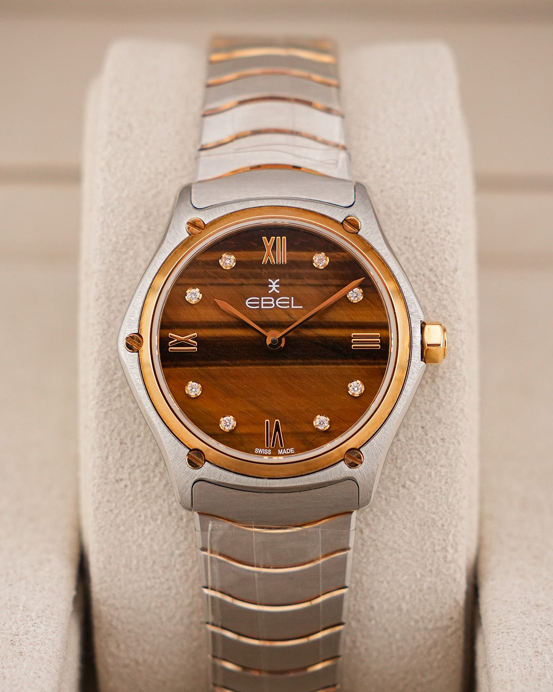 Ebel Sport Steel & YellowGold Tiger-Eye Limited Edition of 75 pieces