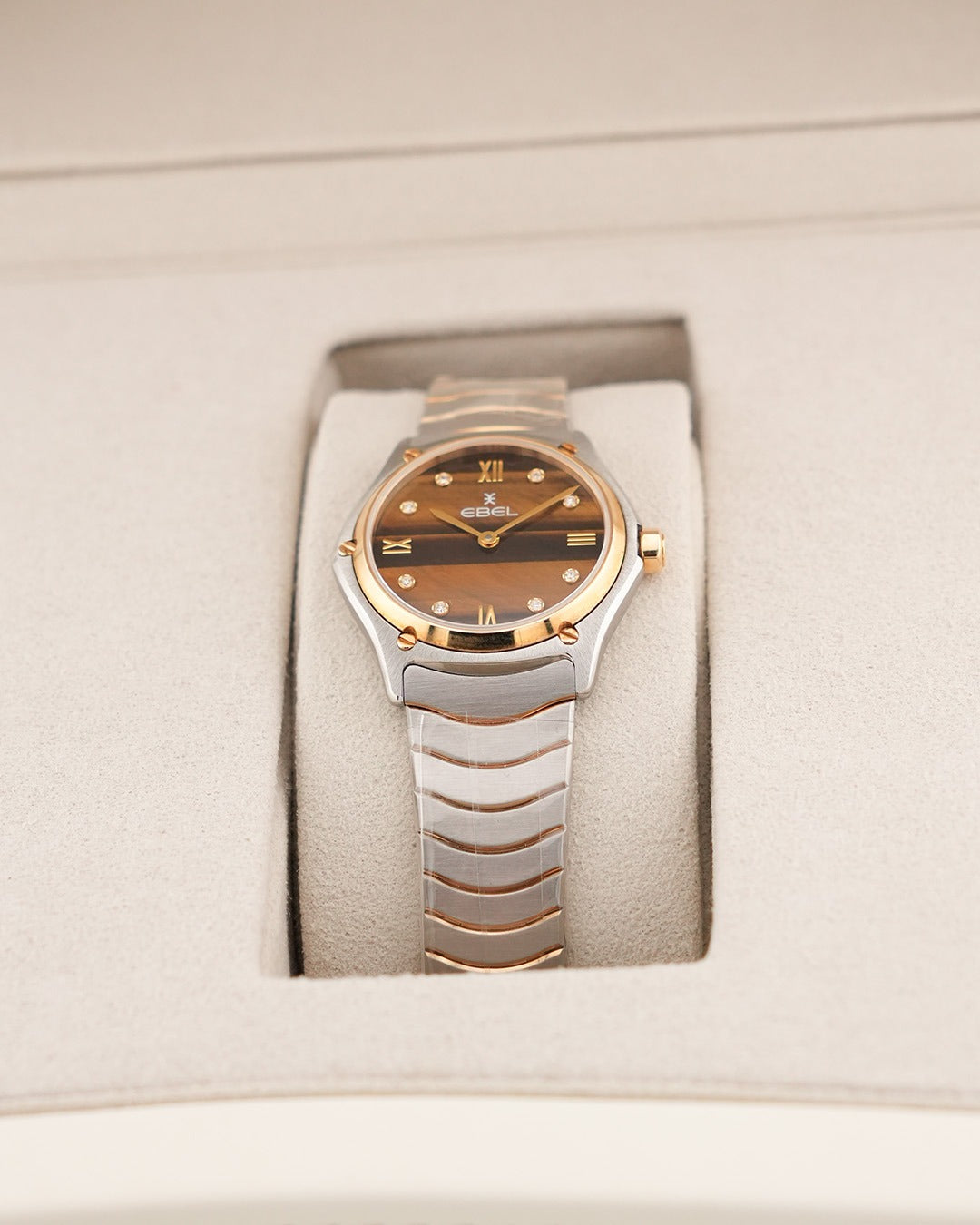 Ebel Sport Steel & YellowGold Tiger-Eye Limited Edition of 75 pieces