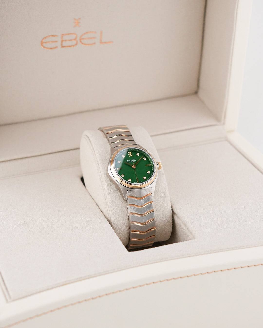 Ebel Wave 30mm Green Mother Of Pearl 2024