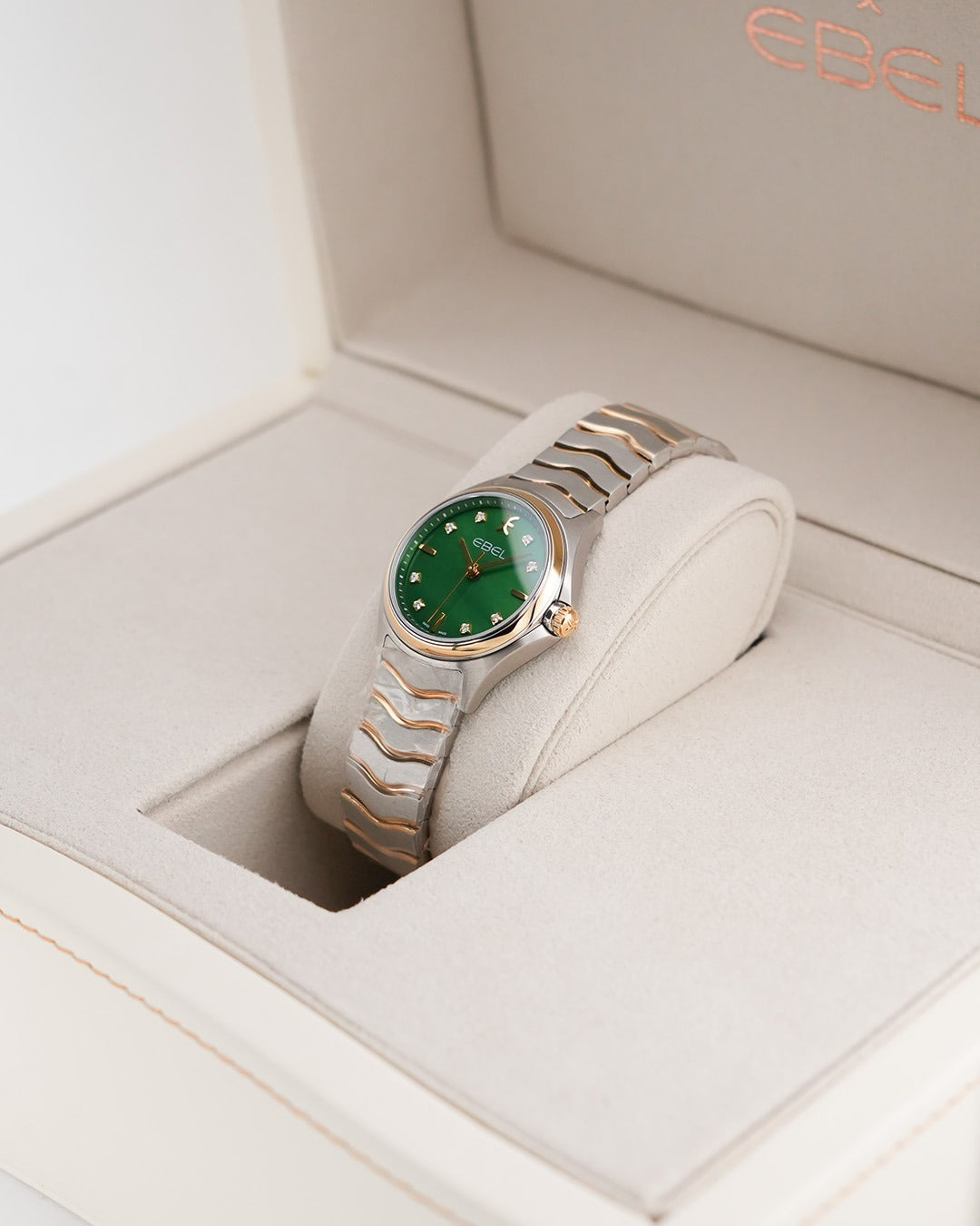 Ebel Wave 30mm Green Mother Of Pearl 2024