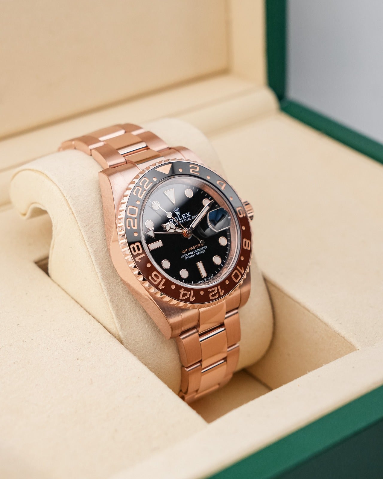 Rolex GMT-Master II RoseGold “Root Beer" 2022