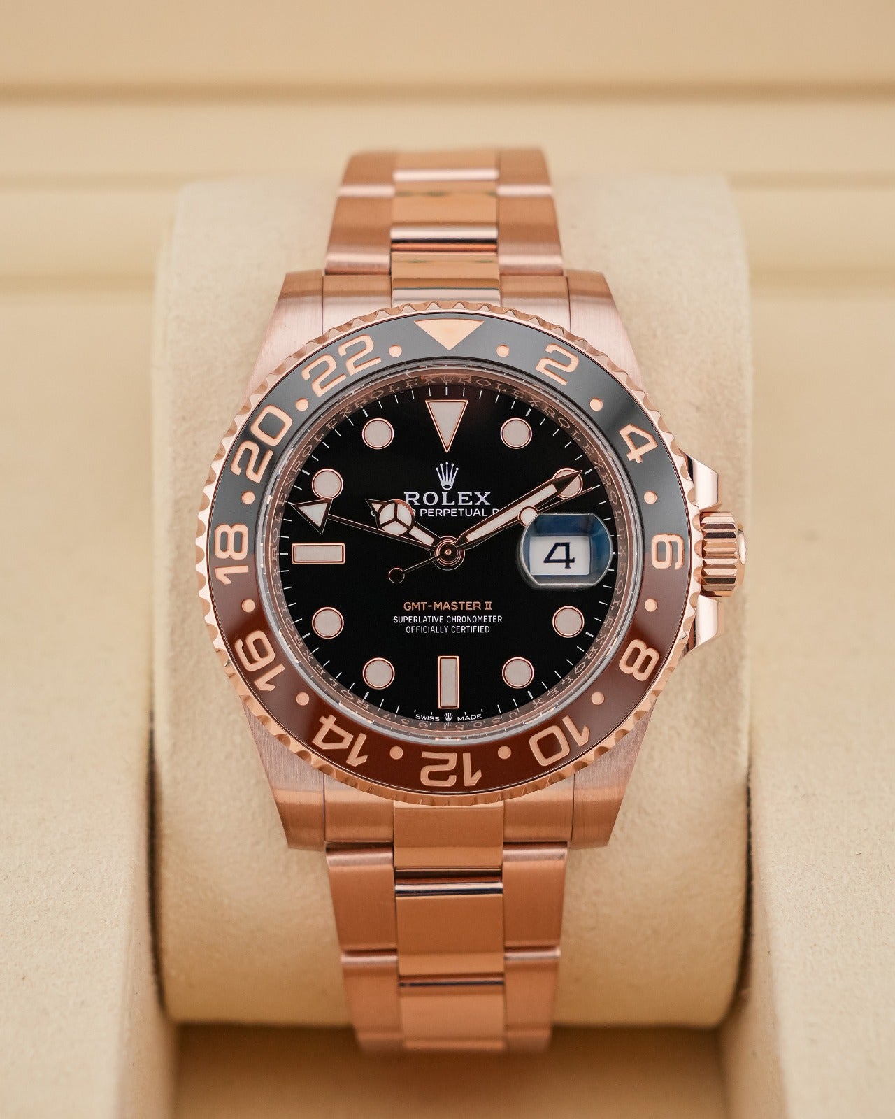 Rolex GMT-Master II RoseGold “Root Beer" 2022