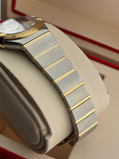 Omega Constellation 28mm Steel & YellowGold 2011