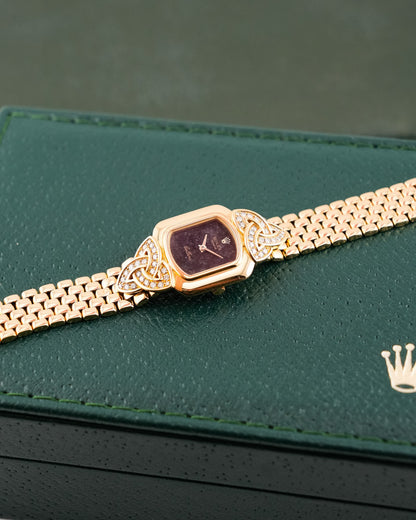 Rolex Cellini Yellow Gold Diamond Black Dial