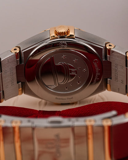 Omega Constellation 28mm Steel & YellowGold Mother Of Pearl 2022 - HOURLY 
