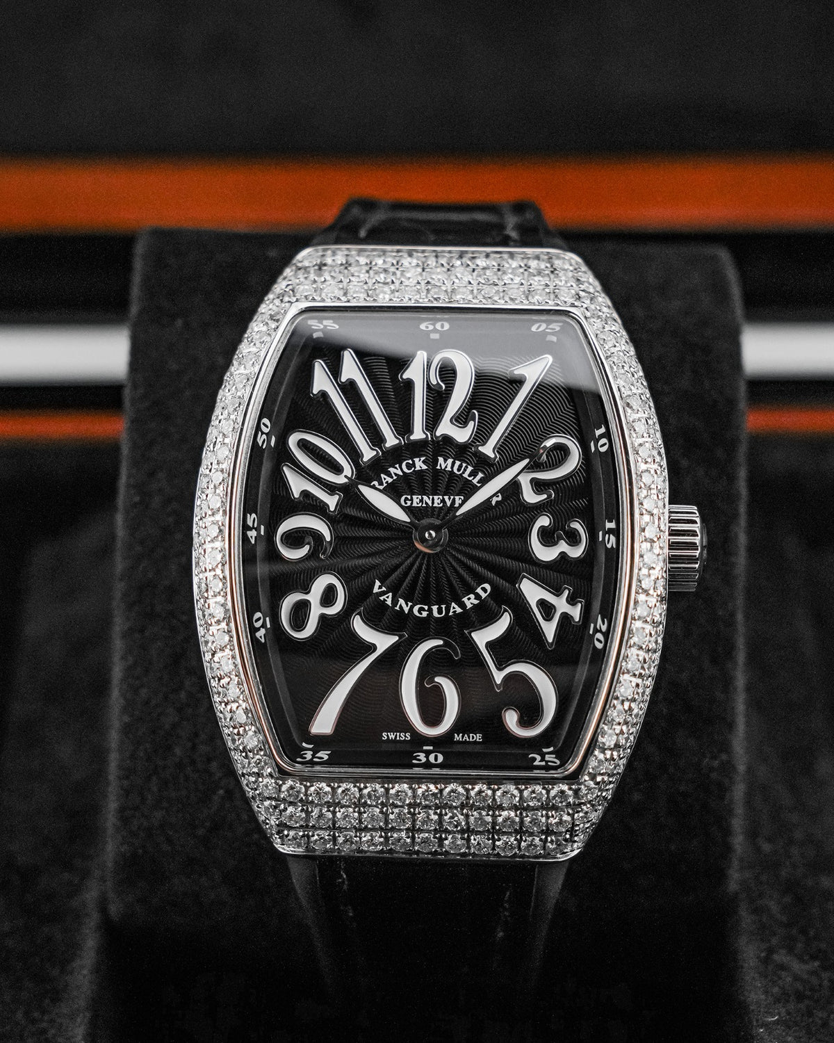 Franck Muller Vanguard 32mm Black Diamond afterset - HOURLY 