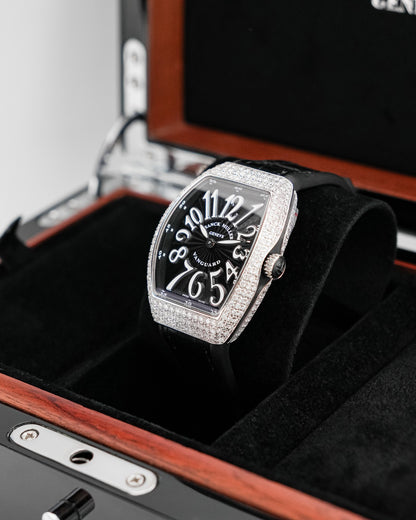 Franck Muller Vanguard 32mm Black Diamond afterset - HOURLY 