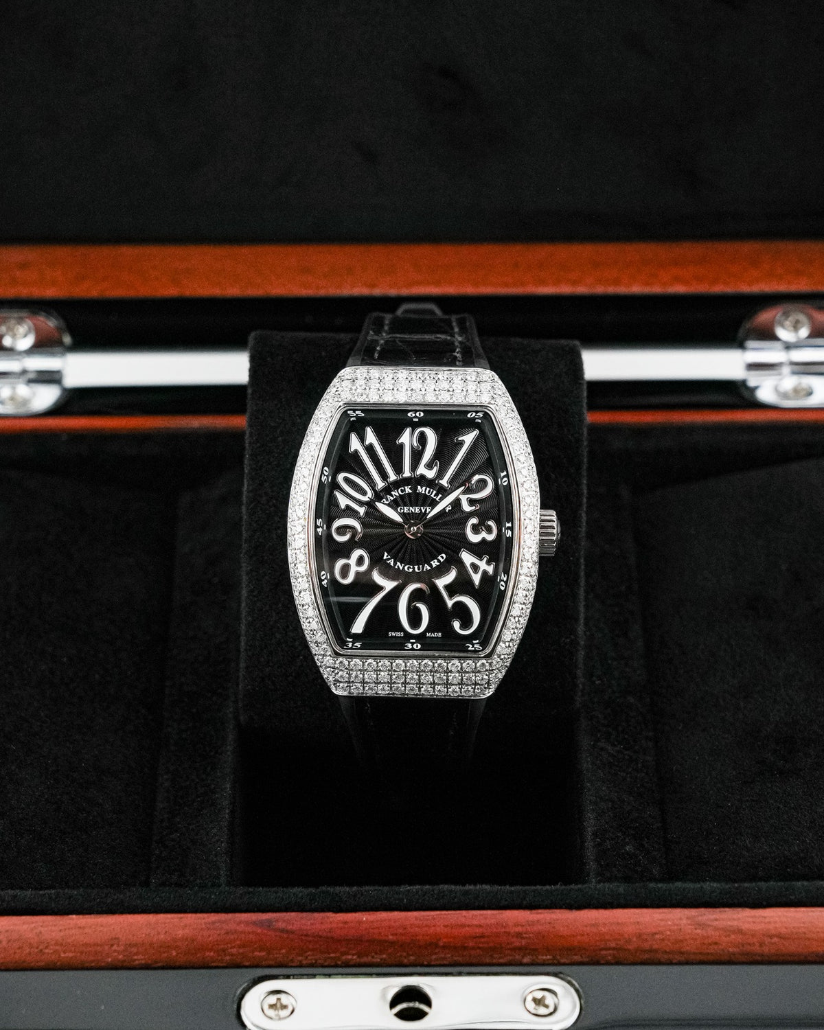 Franck Muller Vanguard 32mm Black Diamond afterset - HOURLY 