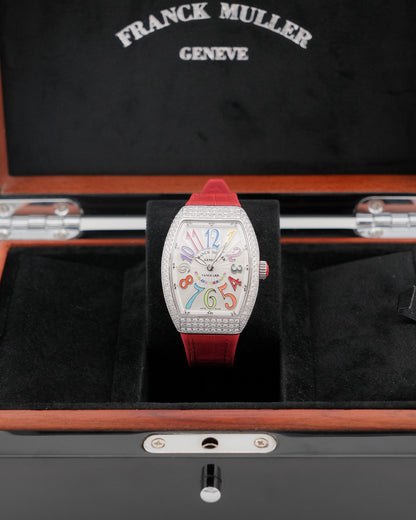 Franck Muller Vanguard 32mm Color dreams Red Diamond afterset
