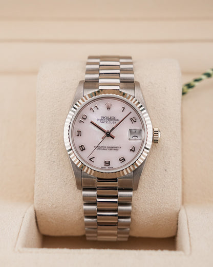 Rolex Datejust 31mm WhiteGold Mother Of Pearl dial - HOURLY 