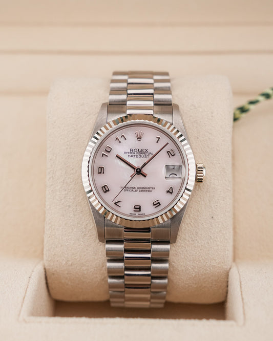 Rolex Datejust 31mm WhiteGold Mother Of Pearl dial - HOURLY 