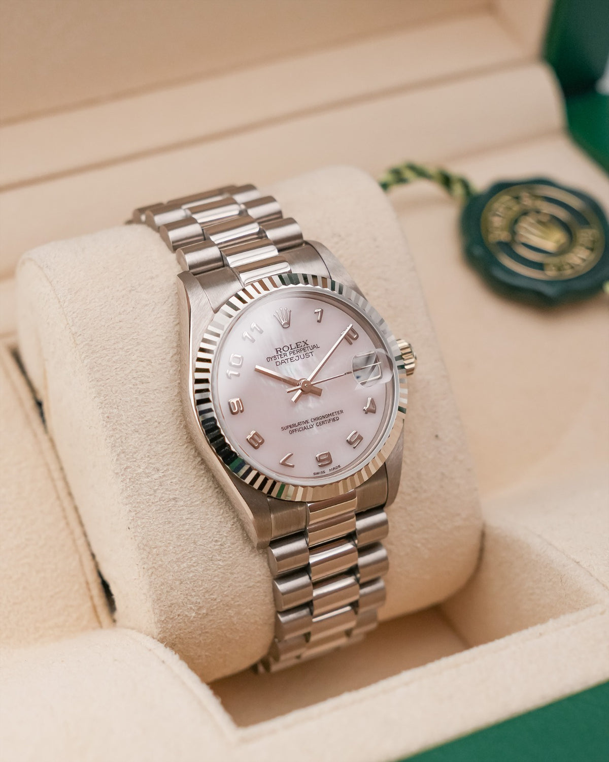 Rolex Datejust 31mm WhiteGold Mother Of Pearl dial - HOURLY 