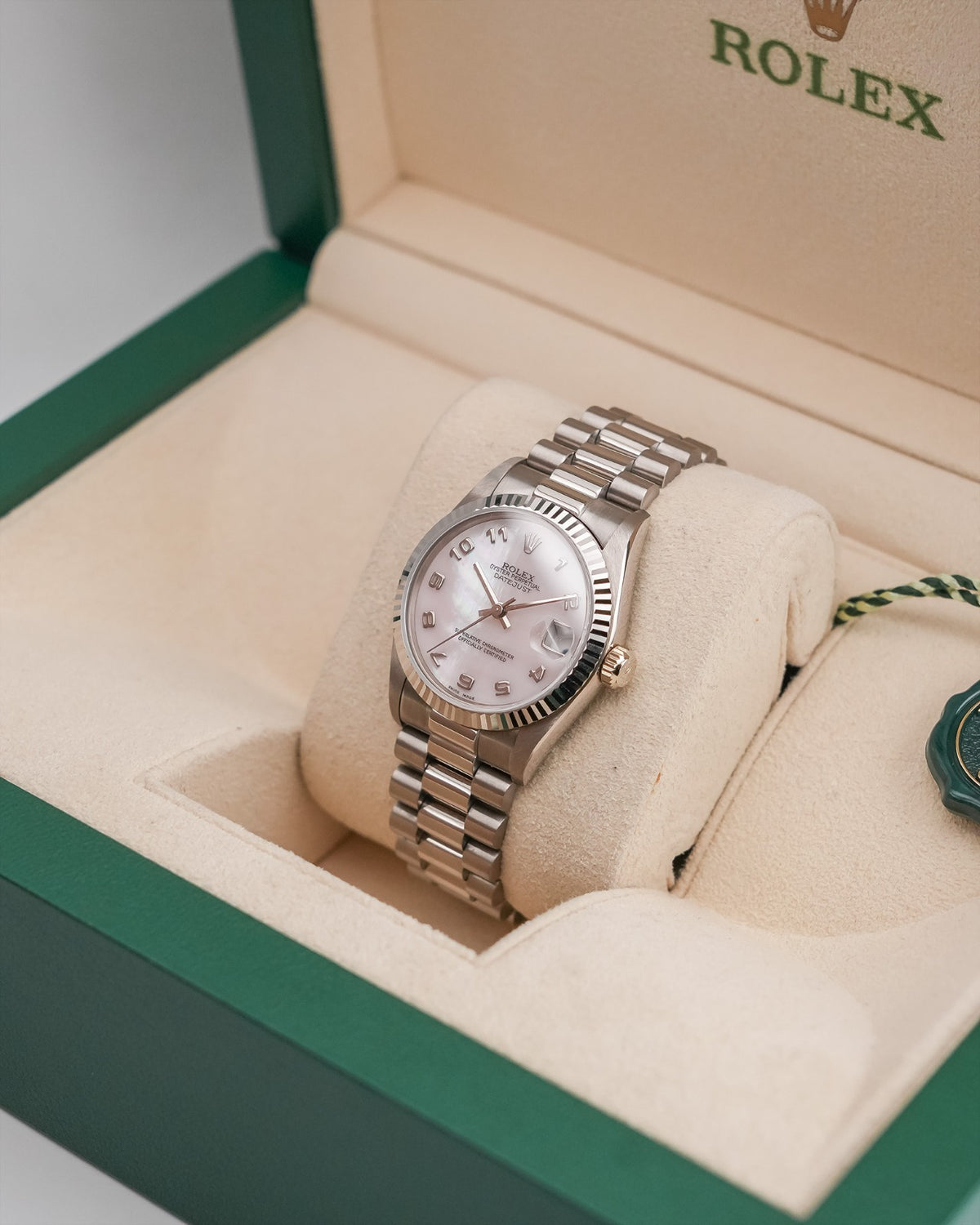 Rolex Datejust 31mm WhiteGold Mother Of Pearl dial - HOURLY 