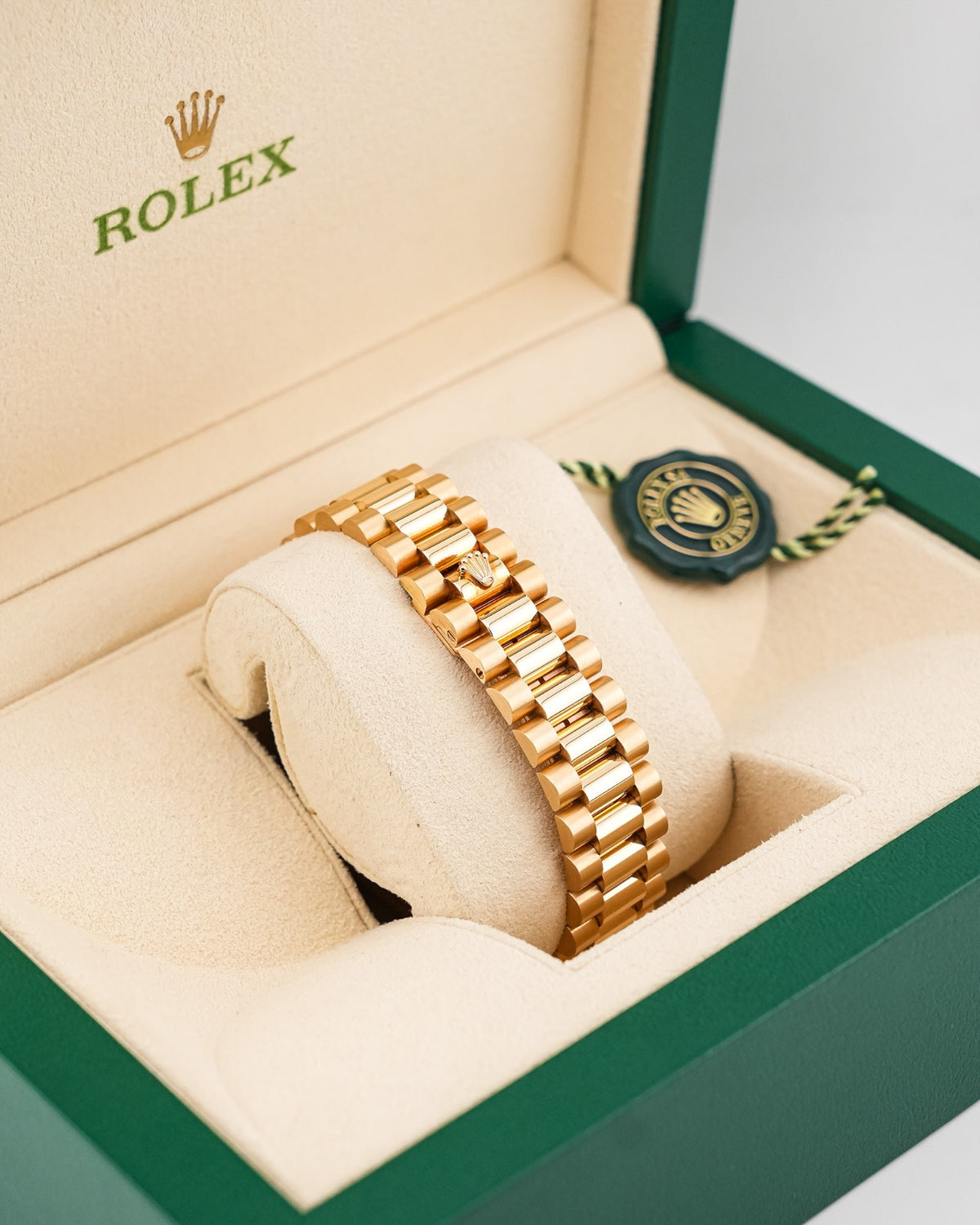 Rolex DayDate 36mm President YellowGold Aftermarket Lapis Lazuli Stone Dial - HOURLY 