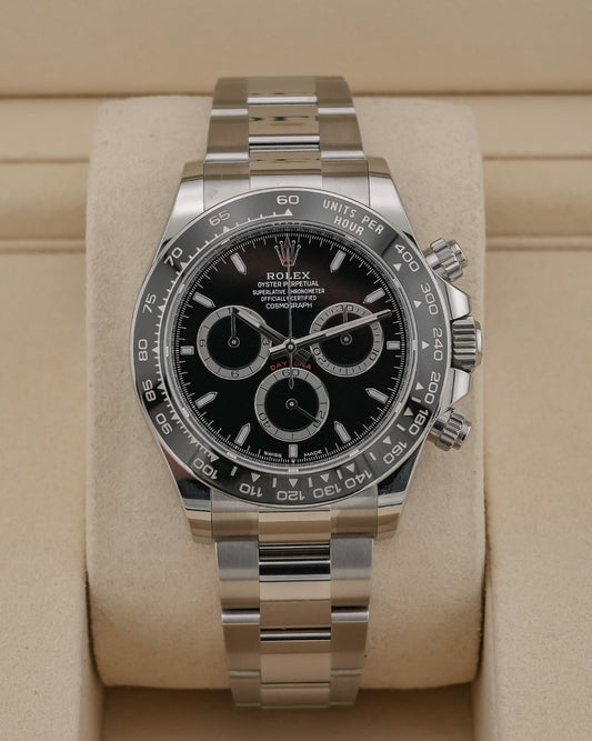 Rolex Cosmograph Daytona 40 mm Stainless steel Black Dial 2024