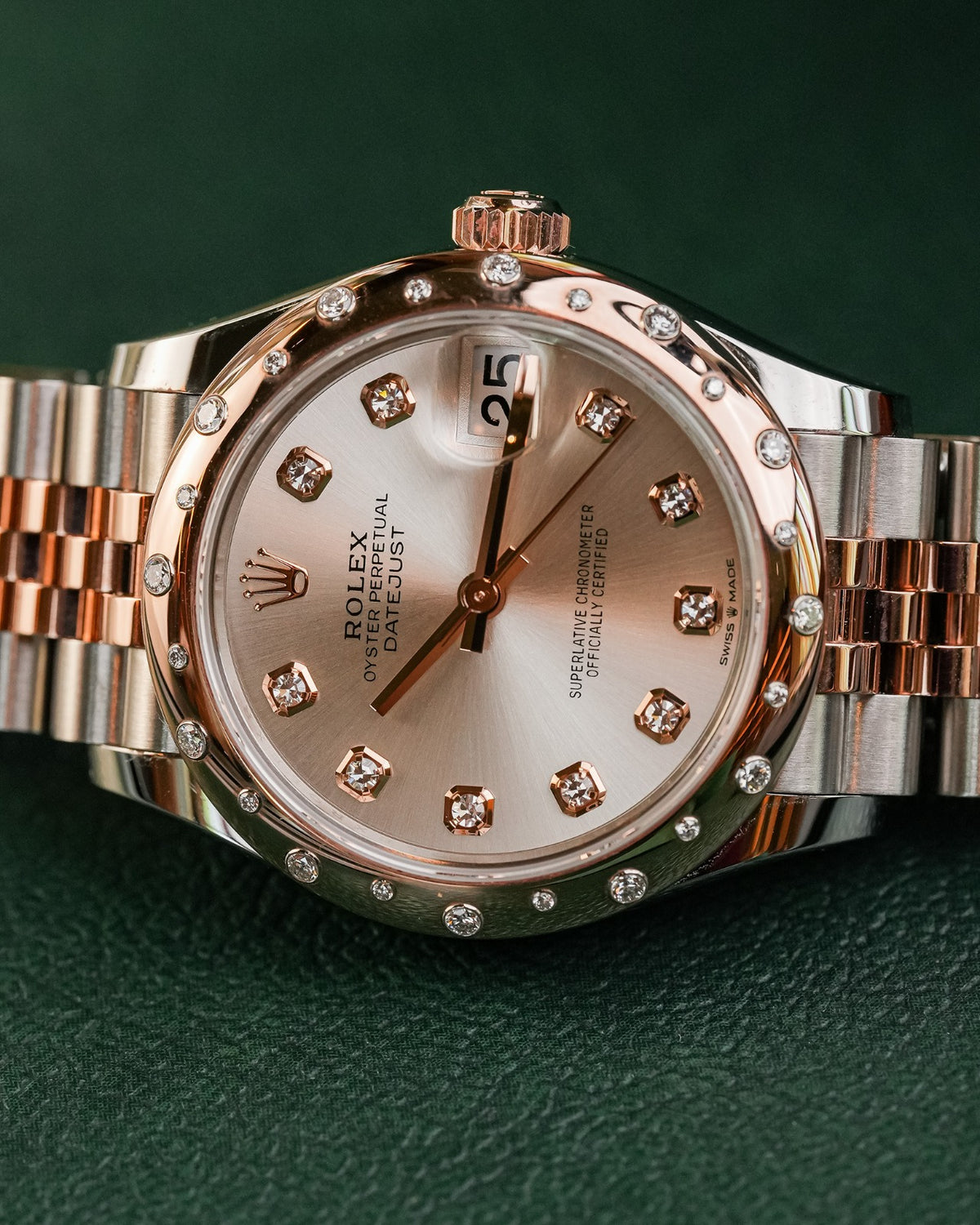 Rolex Datejust 31mm Silver Diamonds Dial 2026