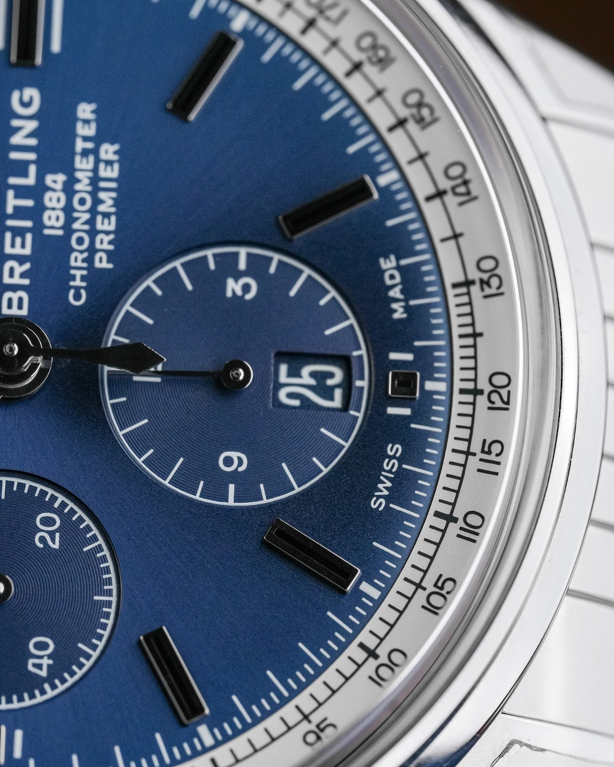 Breitling Premier Chrono 42mm Steel Blue Dial Unworn 2021