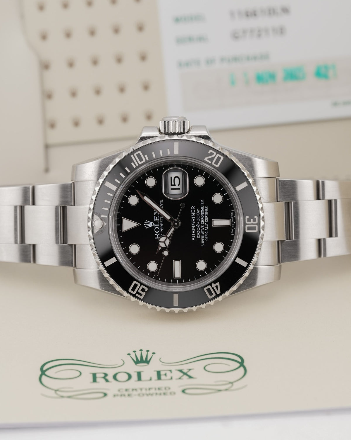 Rolex Submariner Date 40mm stainless steel (CPO 2025)