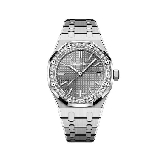 Audemars Piguet Royal Oak 37mm Diamonds Grey Dial 2023