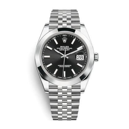 Rolex Datejust 41 steel black index jubilee Unworn 2025