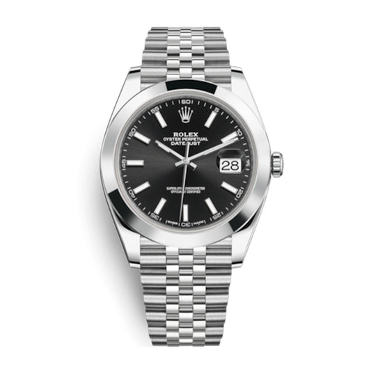 Rolex Datejust 41 steel black index jubilee Unworn 2025