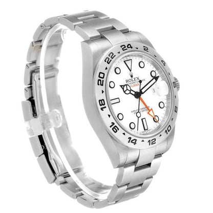 Rolex Explorer II Stainless Steel White Dial 2021