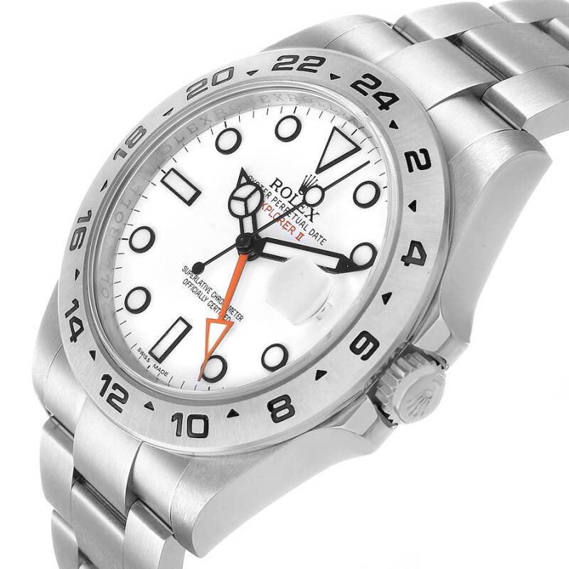 Rolex Explorer II Stainless Steel White Dial 2021